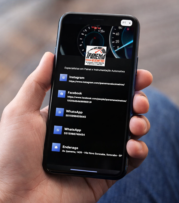 Cartão de Visita Online